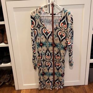 Multi colored Dress with belt by tarte